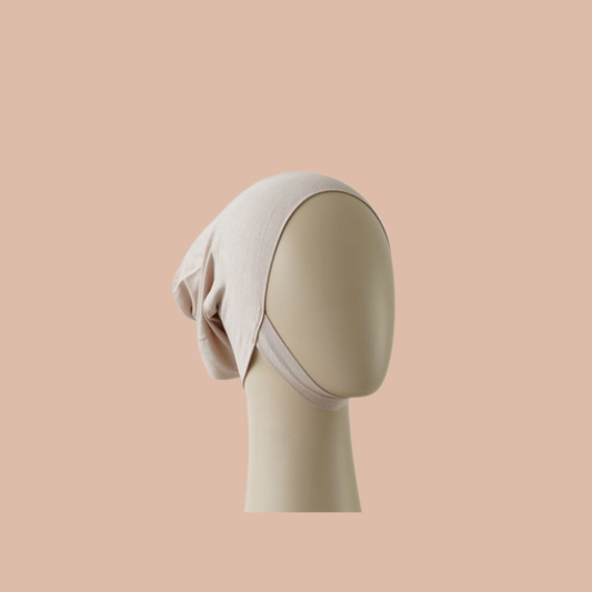 Hijab Cap Cover Chin with Adjustable Tie Back