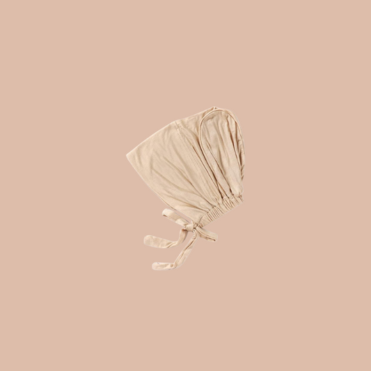 Adjustable Hijab Cap - Beige - Mawdeest