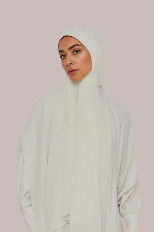 Premium Chiffon Hijab - Off White