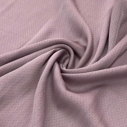 Satin Silk Textured Hijab - Pinkish Peach - Mawdeest 
