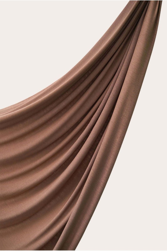 Premium Jersey Hijab - Mocha brown - Mawdeest