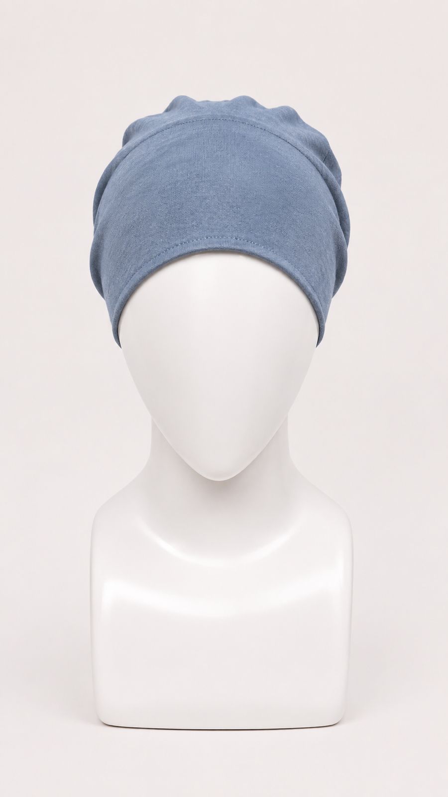 Tie Back Hijab Cap - Bluish grey