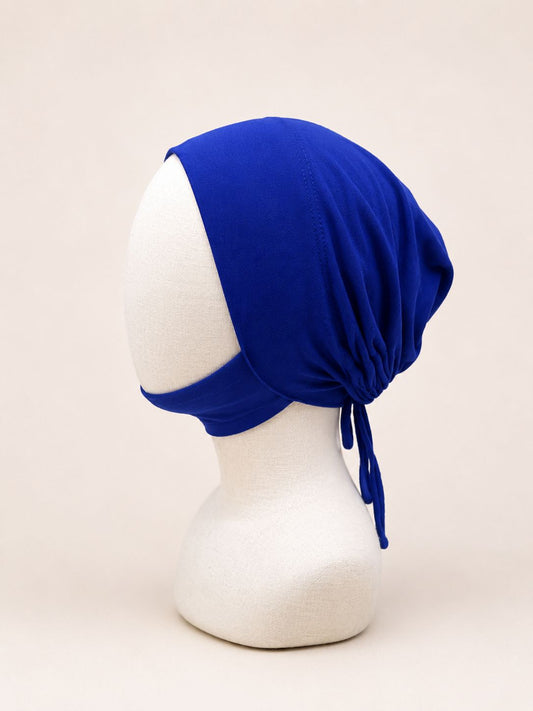 Cover Chin Adjustable Hijab Cap - Blue orchid
