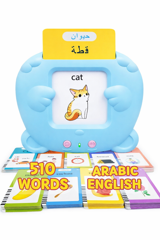 Buy Arabic English talking flash cards for kids Islamic educational toy for Muslim children to learn Arabic words pronunciation and vocabulary in India