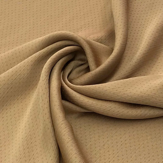Satin Silk Textured Hijab - Light Khaki - Mawdeest 