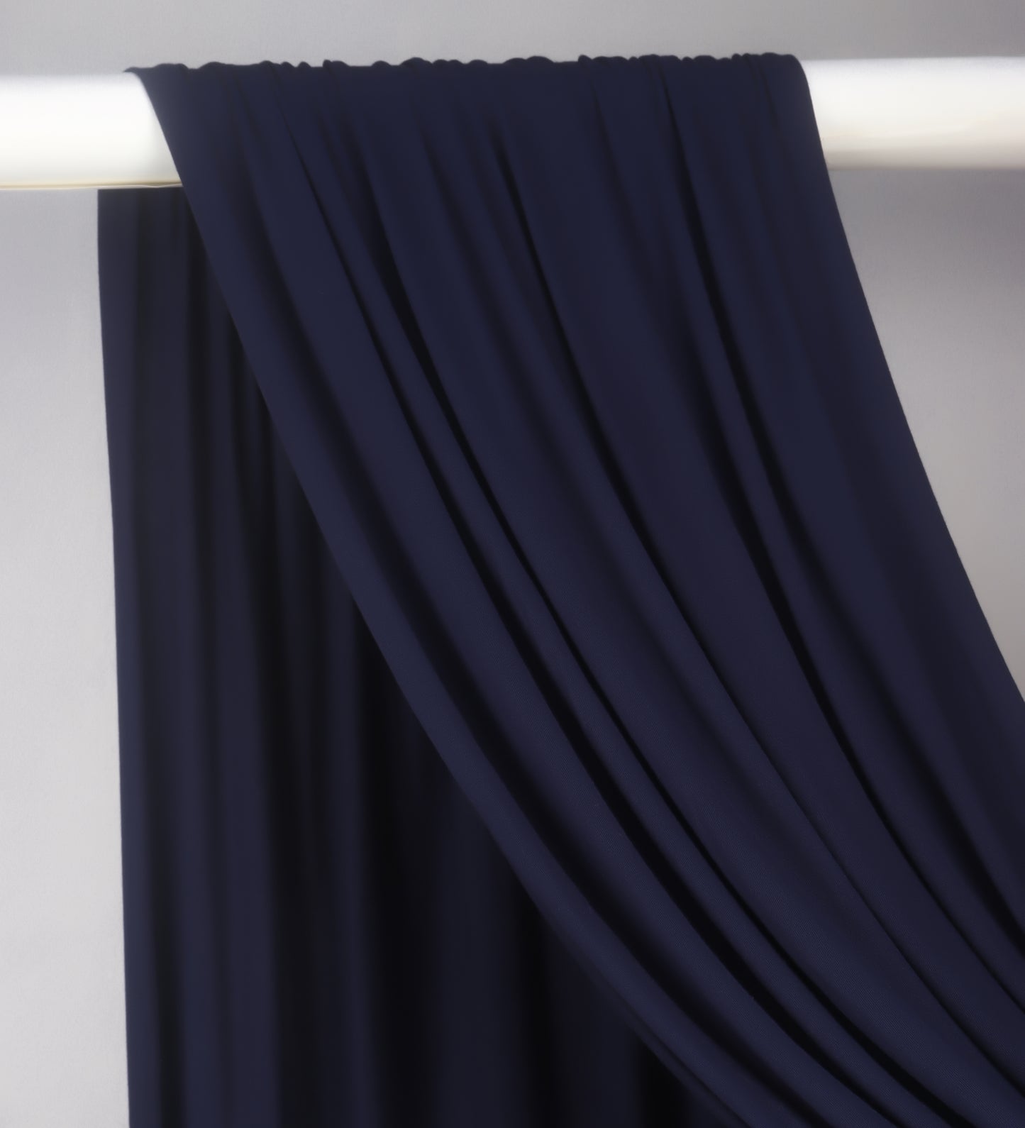 Premium jersey hijab in navy blue, comfortable stretch fabric modest wear hijab Mawdeest