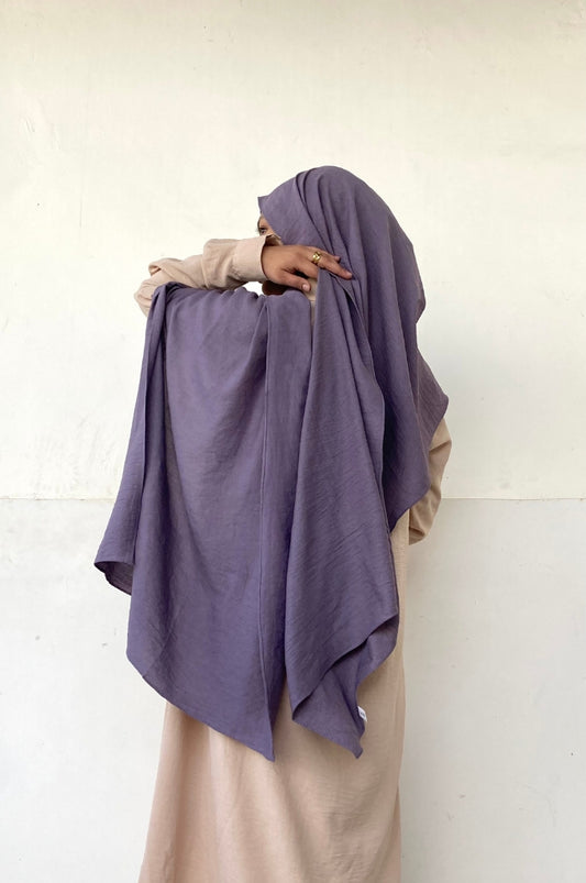 Malaysian Cotton Hijab - Lavender - Mawdeest