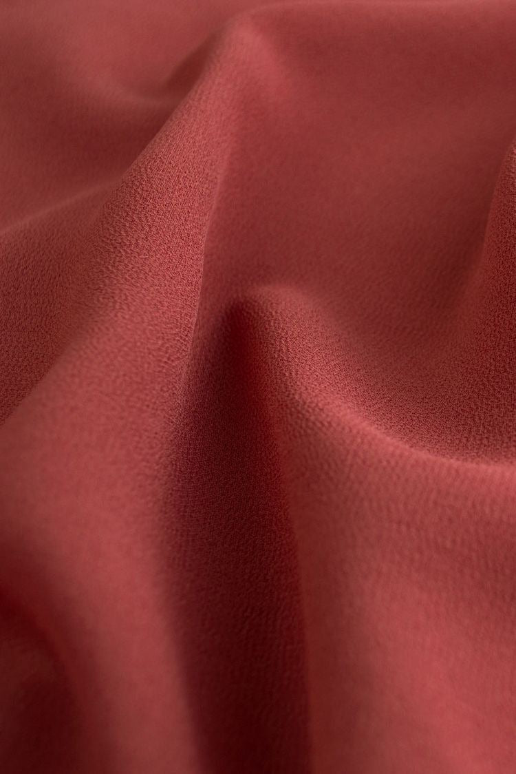Premium Chiffon Hijab - Rosewood - Mawdeest 