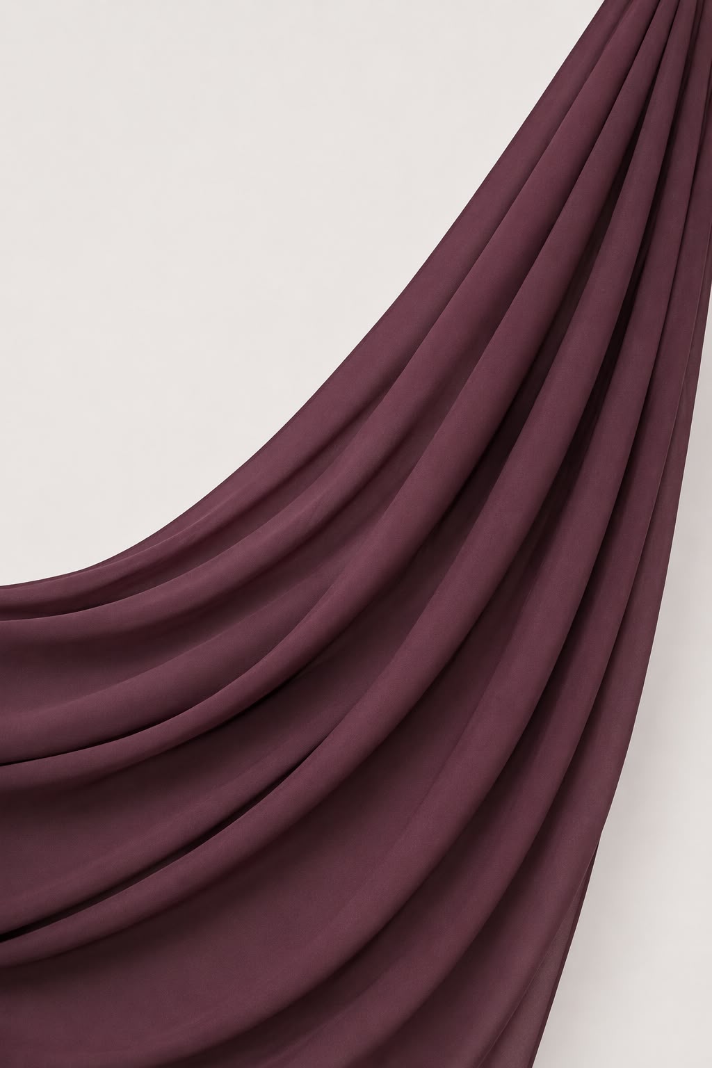 Taupe Mauve chiffon hijab for women by Mawdeest