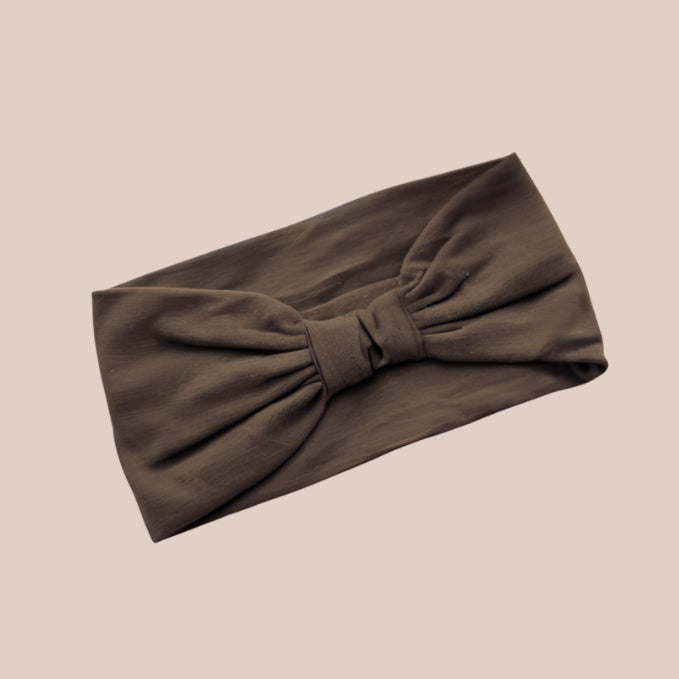 Brown hijab headband underscarf India, neutral breathable hijab cap for women Mawdeest