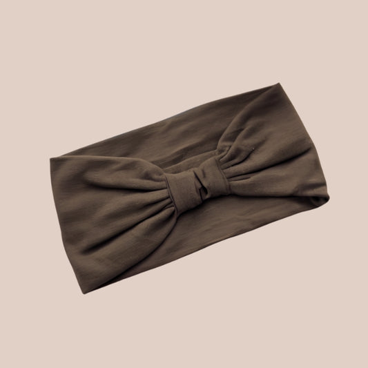 Brown hijab headband underscarf India, neutral breathable hijab cap for women Mawdeest
