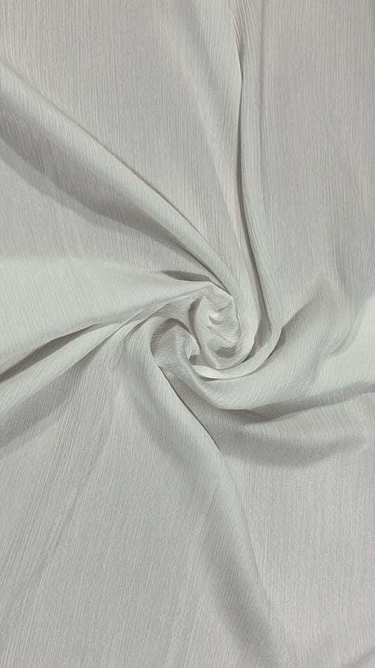 White textured silk satin hijab – clean minimal elegant hijab