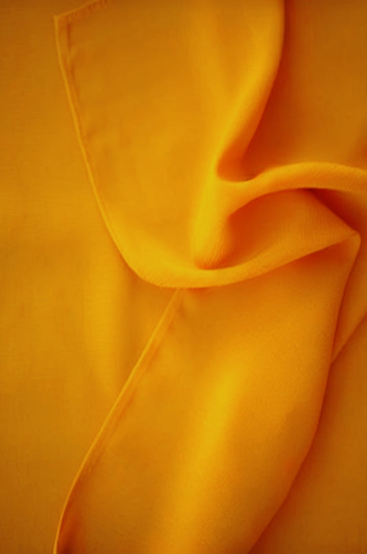 Marigold Turkish chiffon hijab – warm vibrant flowy hijab for modest wear India
