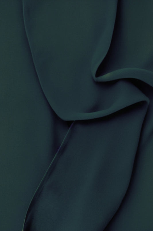 Pine Green Turkish chiffon hijab – deep elegant lightweight hijab India