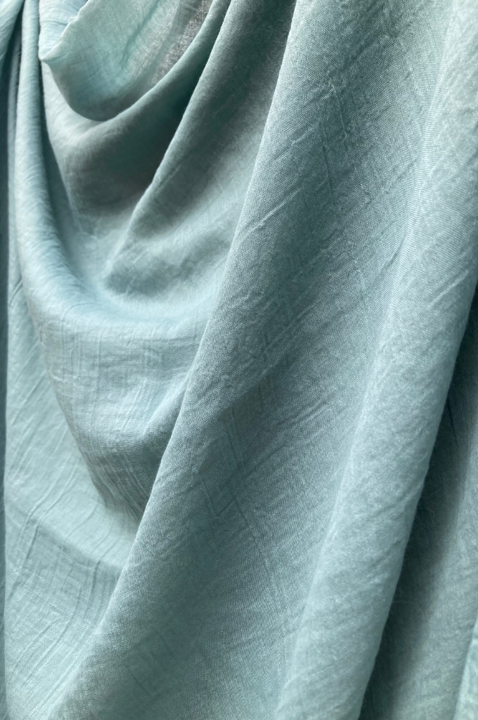 Mint blue modal hijab for women – lightweight breathable premium soft scarf Mawdeest India
