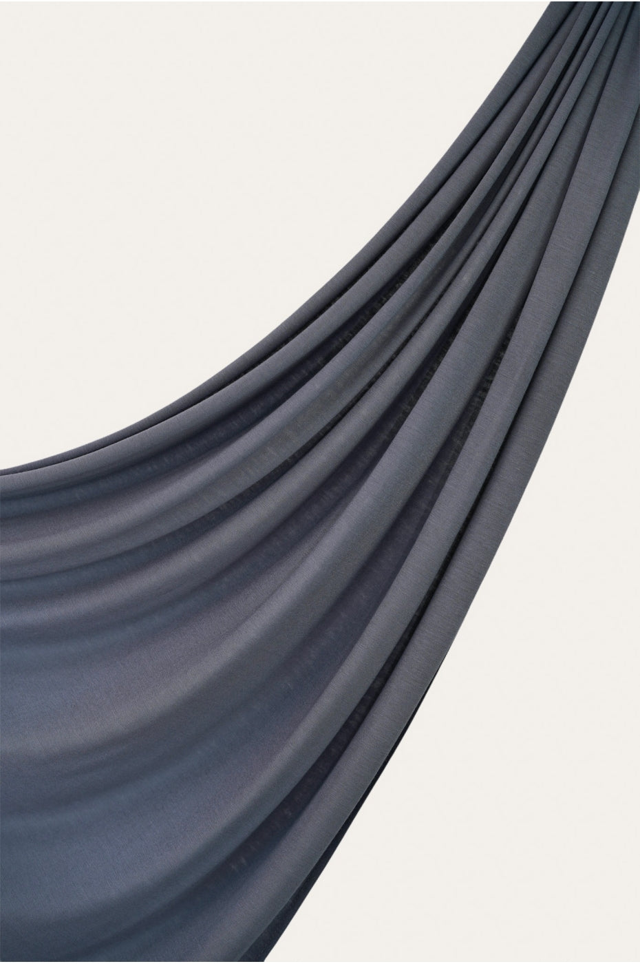 Premium jersey hijab in bluish grey, soft stretch elegant modest hijab Mawdeest
