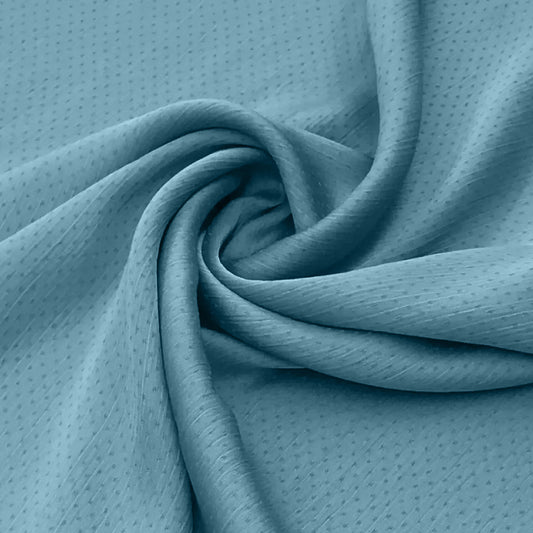 Satin Silk Textured Hijab - Sky blue