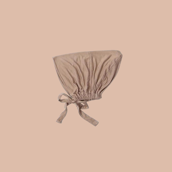 Skin brown nude adjustable hijab cap stretch breathable undercap natural tone inner cap