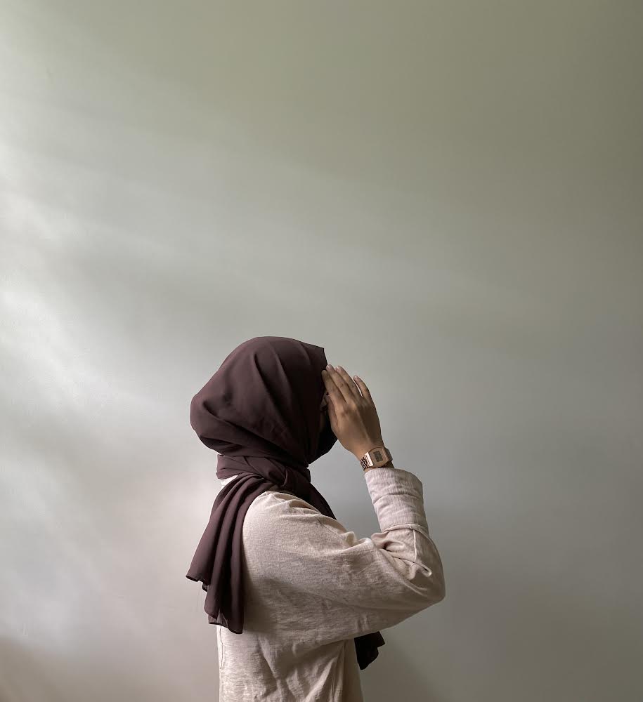Premium Chiffon Hijab - Coffee Brown - Mawdeest 