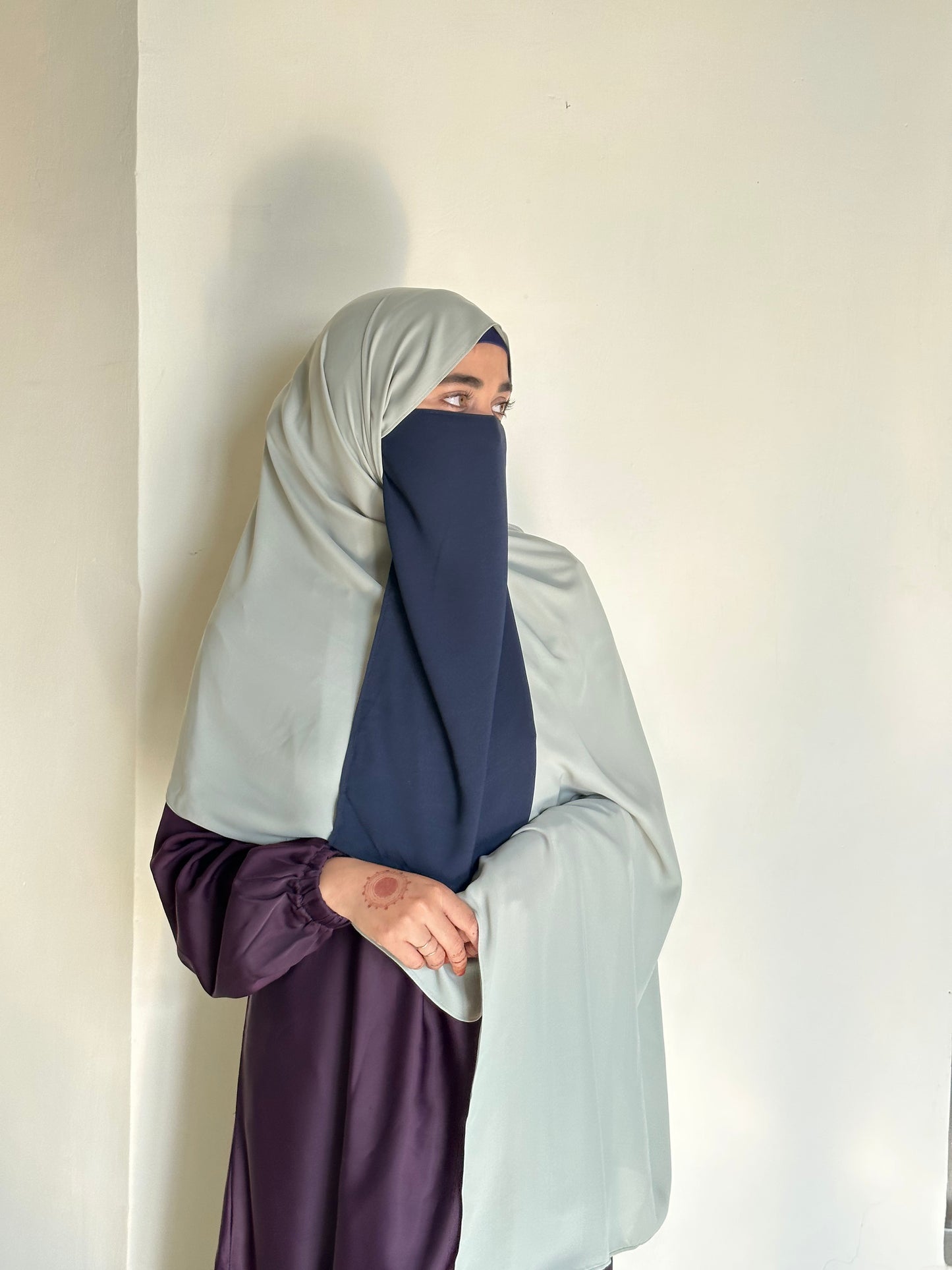 Turkish Chiffon Hijab - Sage Green - Mawdeest 
