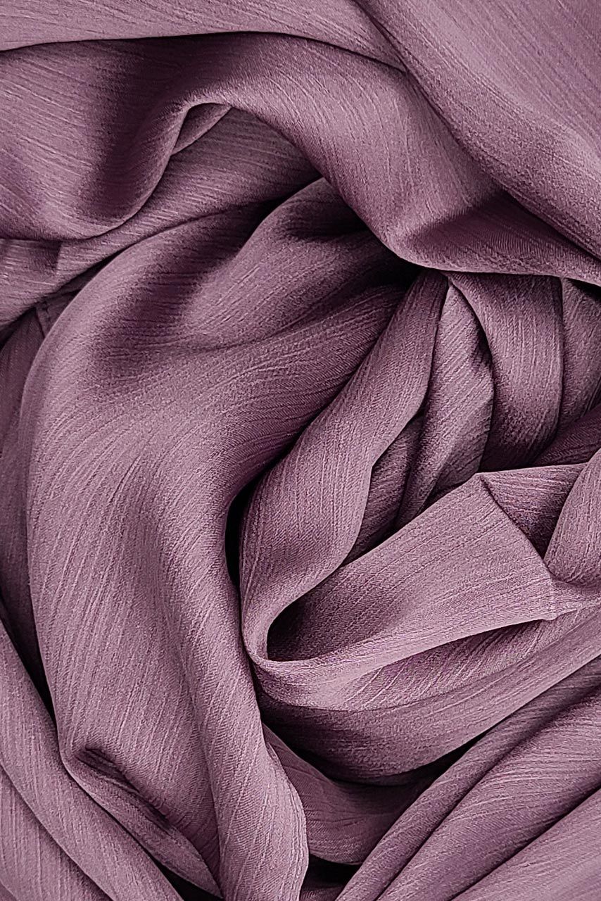 Crinkle Silk - Satin Hijab - Lilac - Mawdeest 