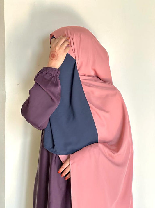 Turkish Chiffon Hijab - Carrot Pink - Mawdeest 