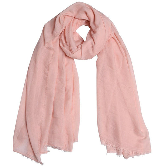 Cotton Crinkle Hijab - Baby Pink - Mawdeest