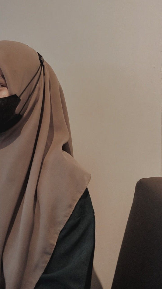 Premium Chiffon Hijab - Nude Brown - Mawdeest 